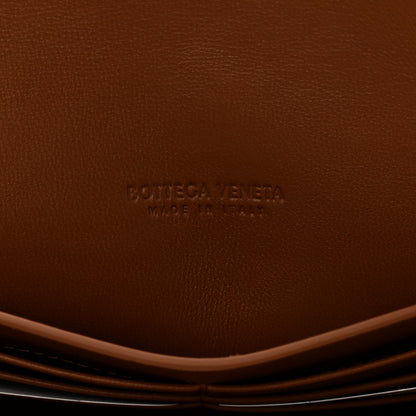 Bottega Veneta Suede Intrecciato Long Andiamo Top Handle Clutch Amber 6 of 6