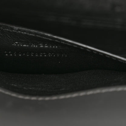 Saint Laurent Kid Suede Smooth Calfskin Mini Classic Monogram Cassandra Top Handle Dark Smog 3 of 13