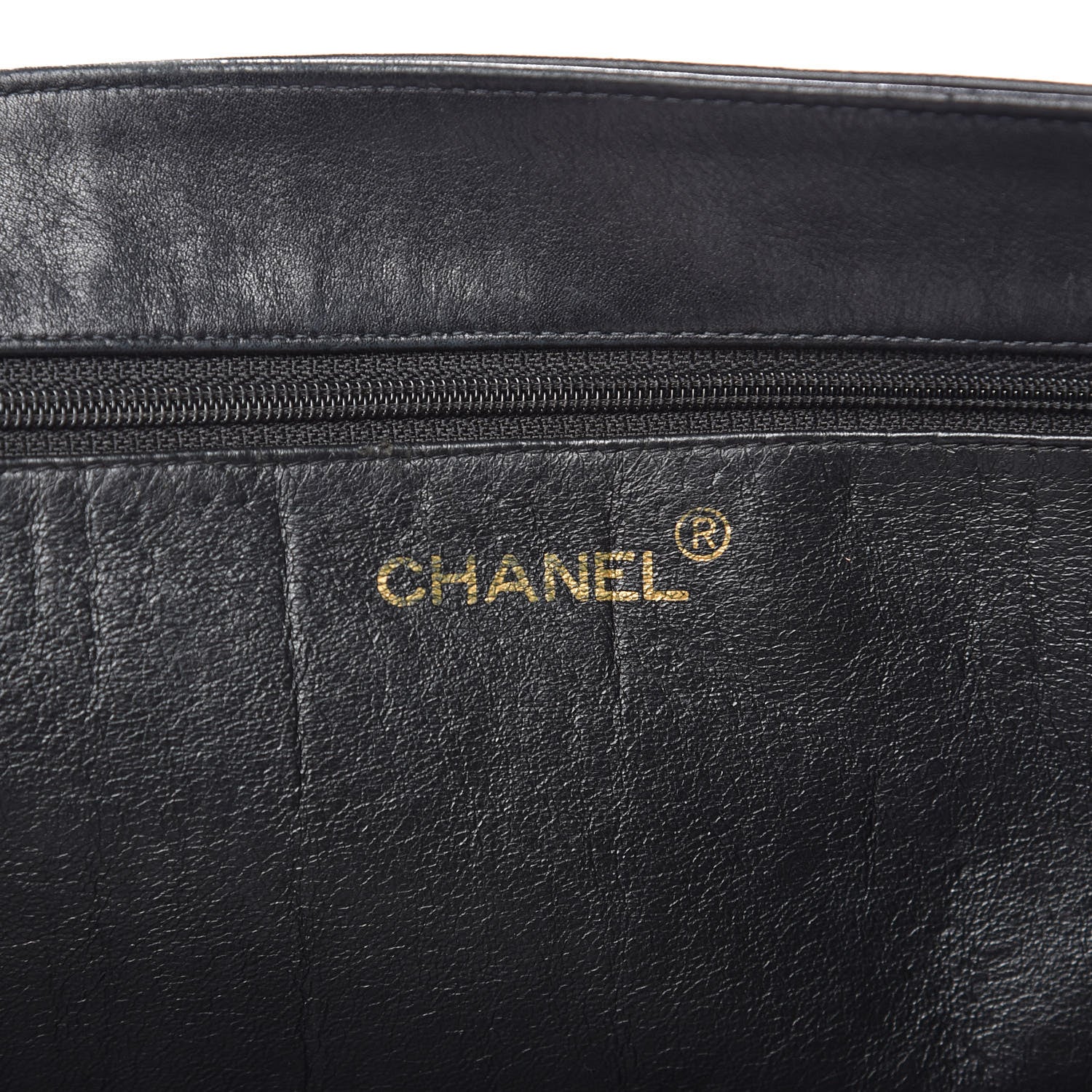 Chanel Lambskin CC Tote Black 8 of 14
