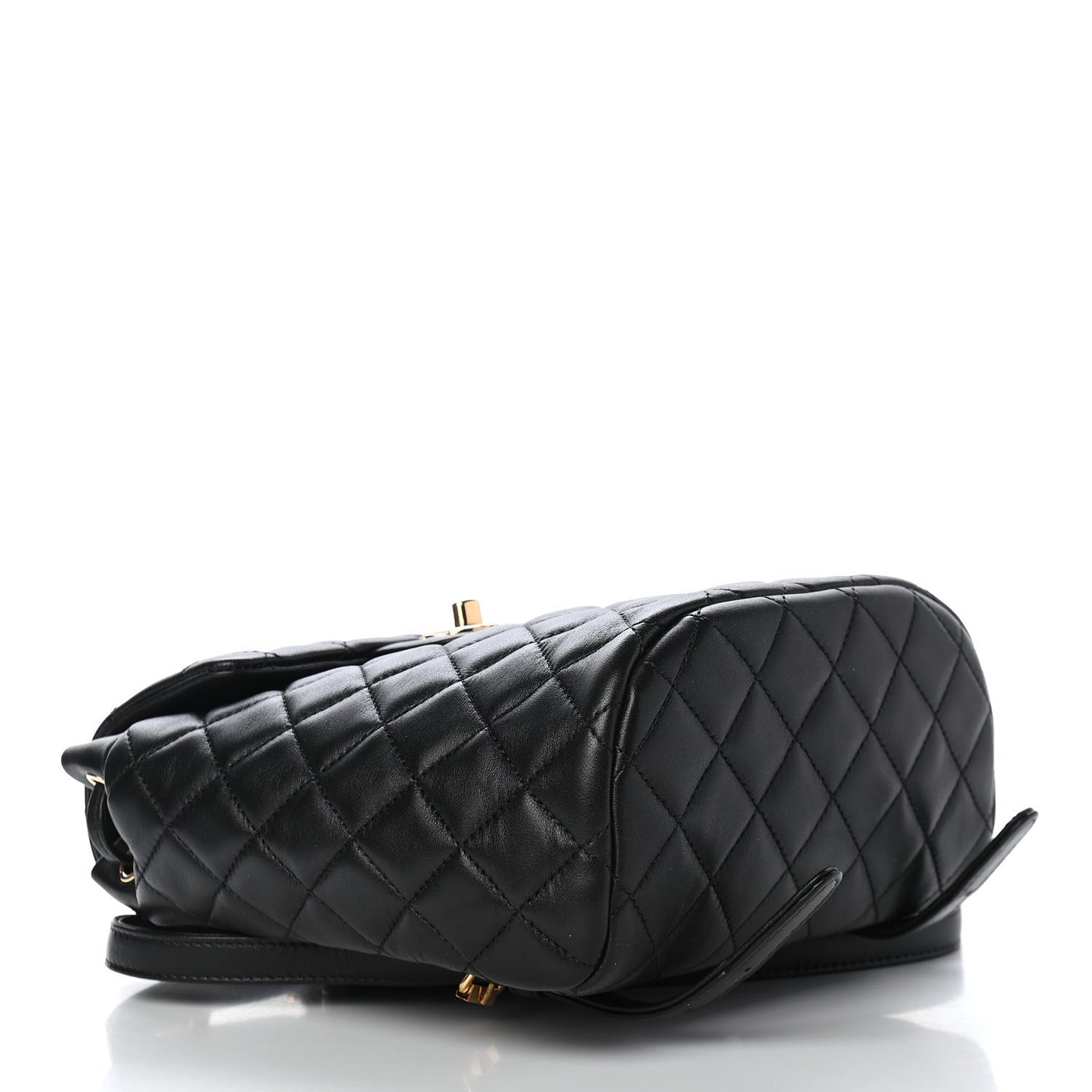 Lambskin Quilted Mini Urban Spirit Backpack Black