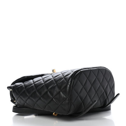 Chanel Lambskin Quilted Mini Urban Spirit Backpack Black 3 of 8