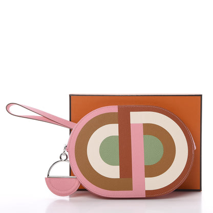 Hermes Epsom In-The-Loop-To-Go Pochette Rose Confetti Terre Battue Sesame Nata Vert Criquet 7 of 7