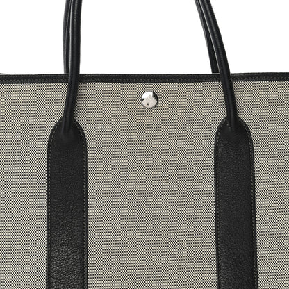 Hermes Buffle Skipper Toile Garden Party 36 MM Tote  Black 8 of 11