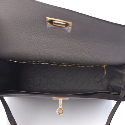 Hermes Togo Kelly Retourne 28 Etain 7 of 12