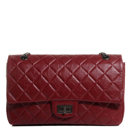 Chanel Aged Calfskin Quilted 2.55 Reissue 227 Flap Red 1 of 10