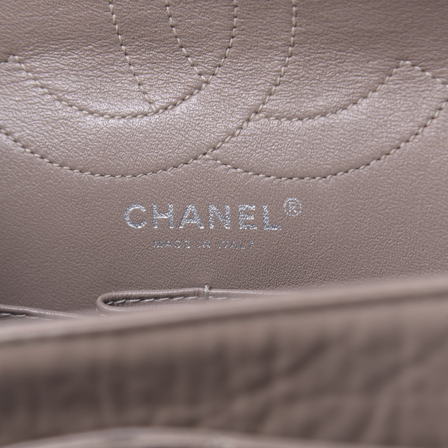 Chanel Aged Calfskin Quilted 2.55 Reissue 226 Flap Taupe 6 of 12