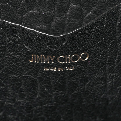 Jimmy Choo Grained Calfskin Studded Lockett Shopper Tote Black 6 of 9