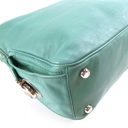 Marc Jacobs Leather Large Multipocket Hobo Teal 5 of 11