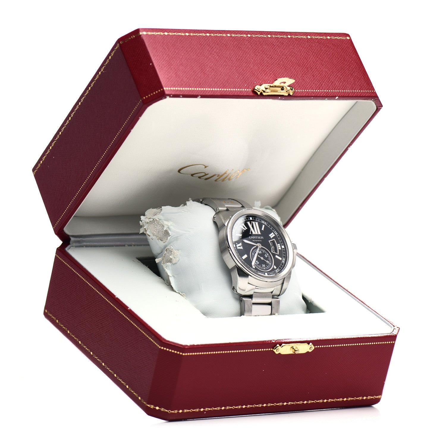 Cartier Stainless Steel 42mm Calibre de Cartier Automatic Watch Black 5 of 5
