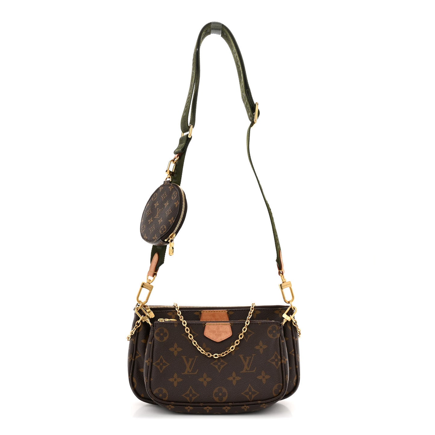 Monogram Multi Pochette Accessories Kaki