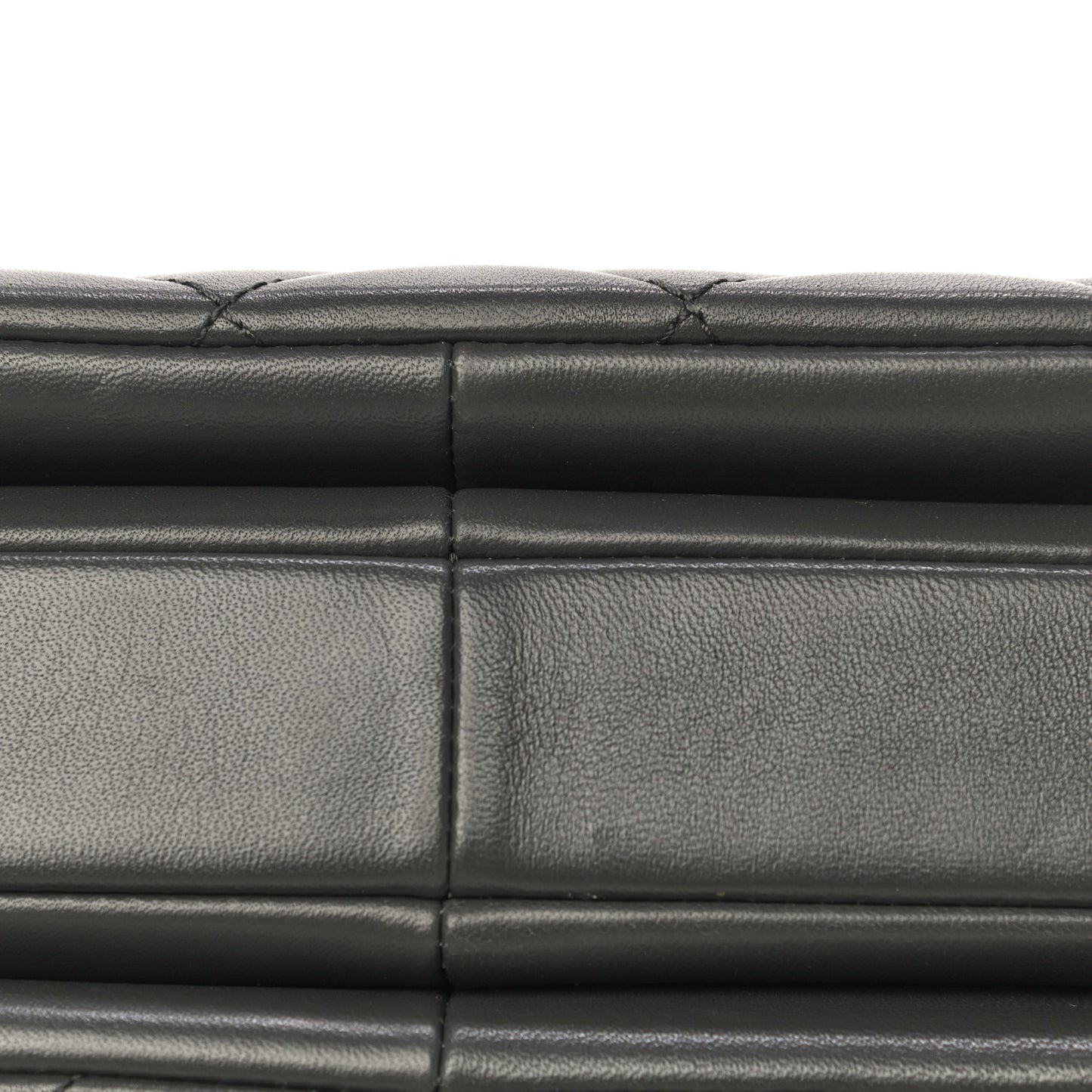 Lambskin Quilted Small Trendy CC Dual Handle Flap Bag Dark Grey