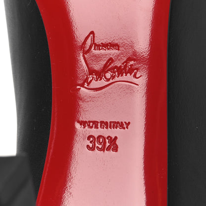 Christian Louboutin Calfskin Condora Booty 85 Ankle Boots 39.5 Black 7 of 9