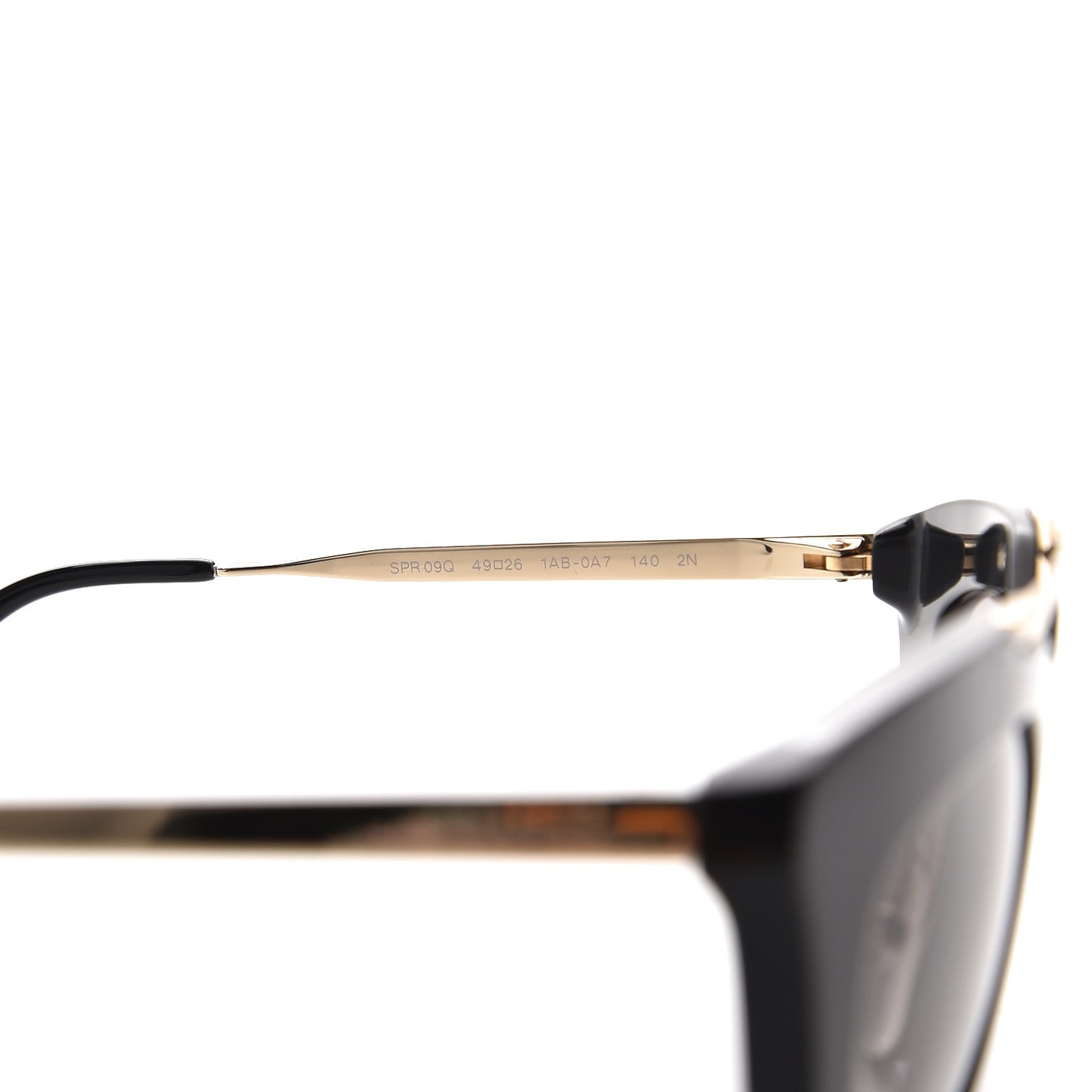 Acetate Cinema Sunglasses SPR 09Q Black