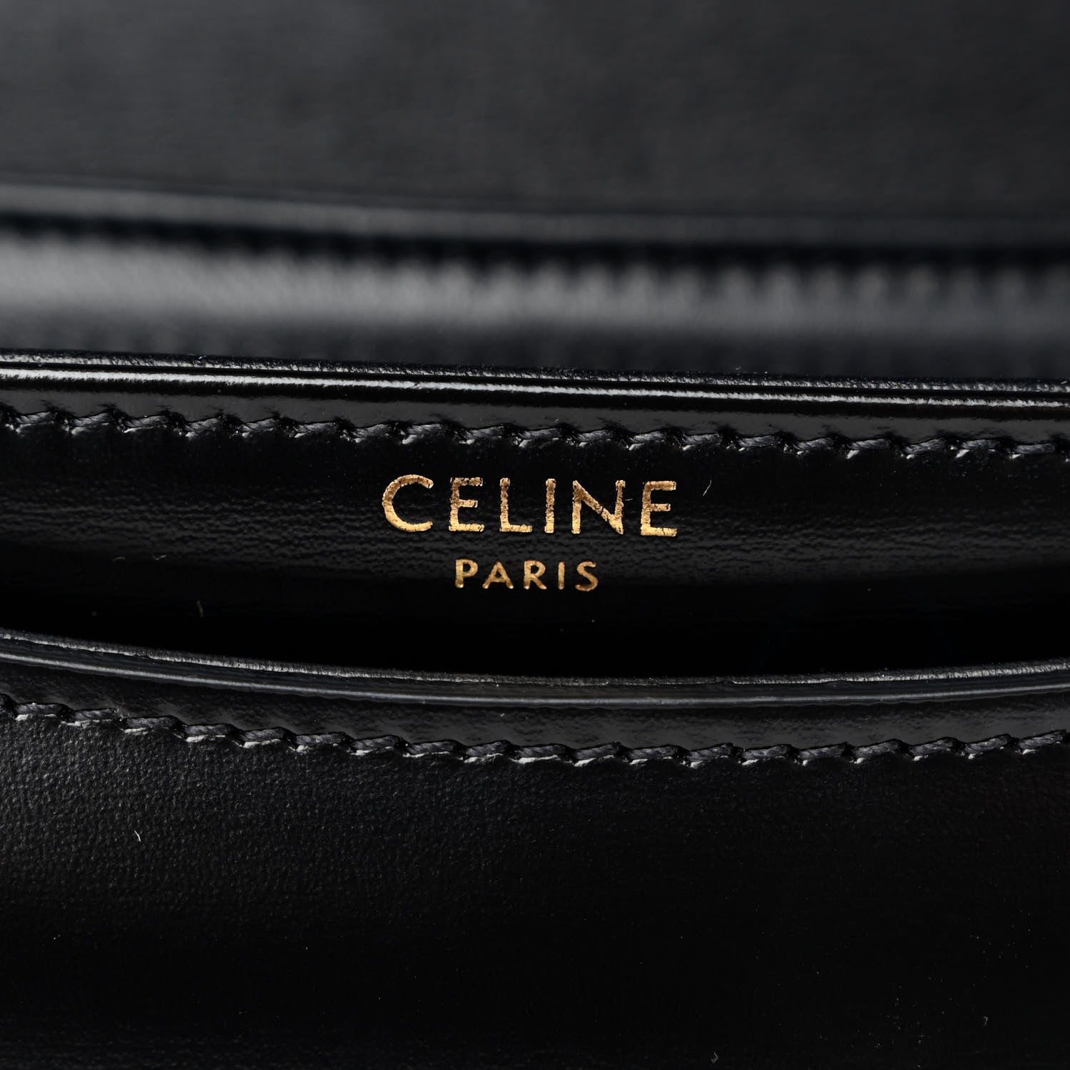 Celine Shiny Calfskin Teen Besace Black 6 of 11