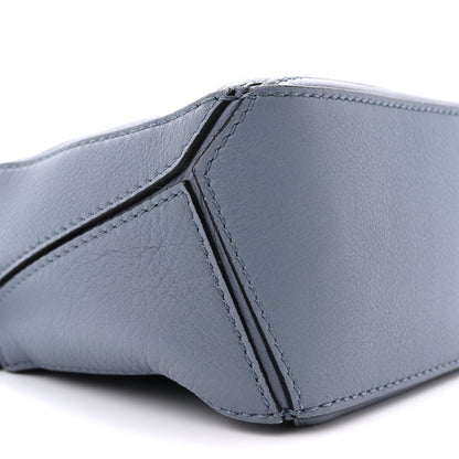 Loewe Calfskin Mini Puzzle Bag Blue 9 of 12