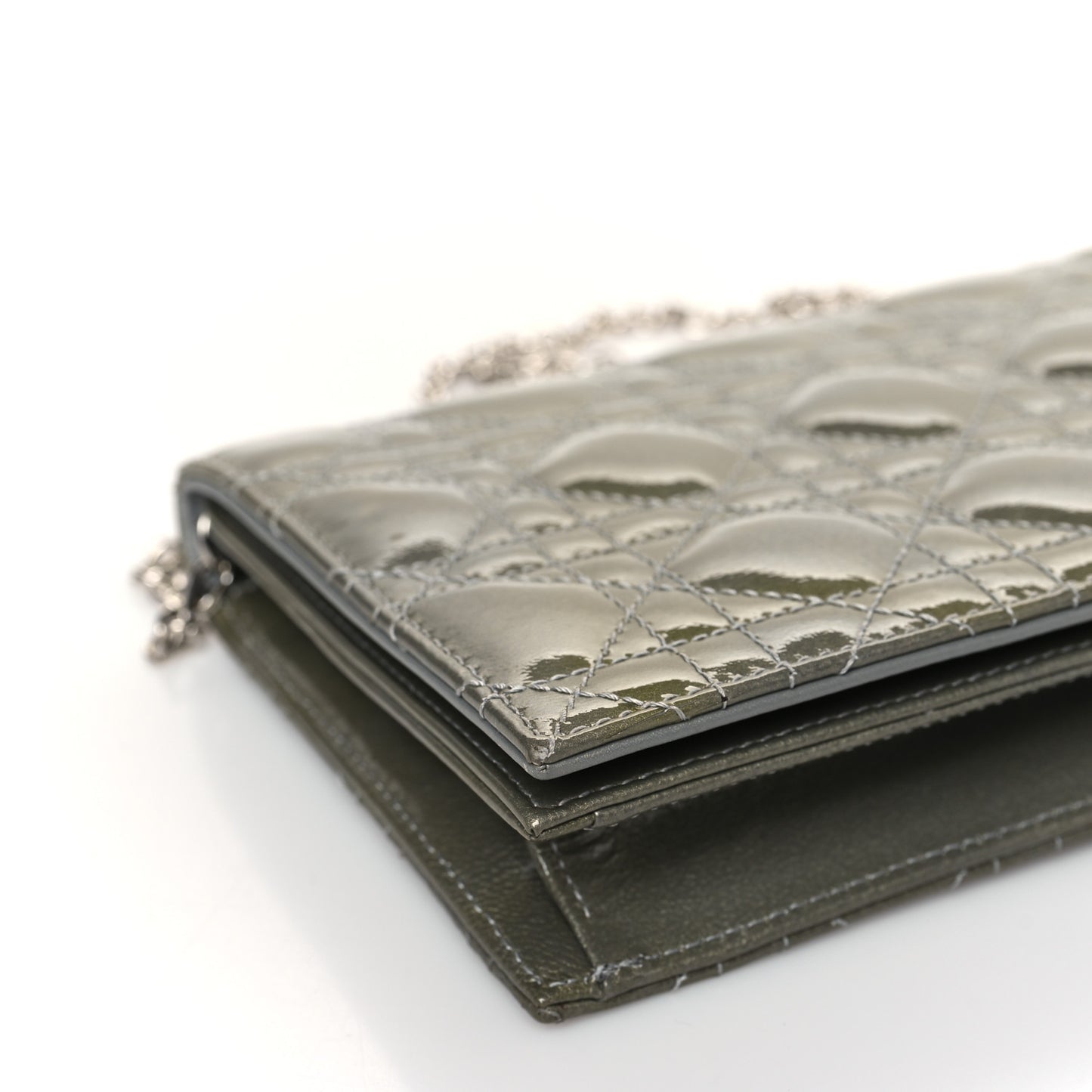 Patent Cannage Rendezvous Chain Wallet Kaki