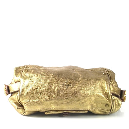 Chloe Leather Paddington Front Pocket Tote Gold 5 of 10