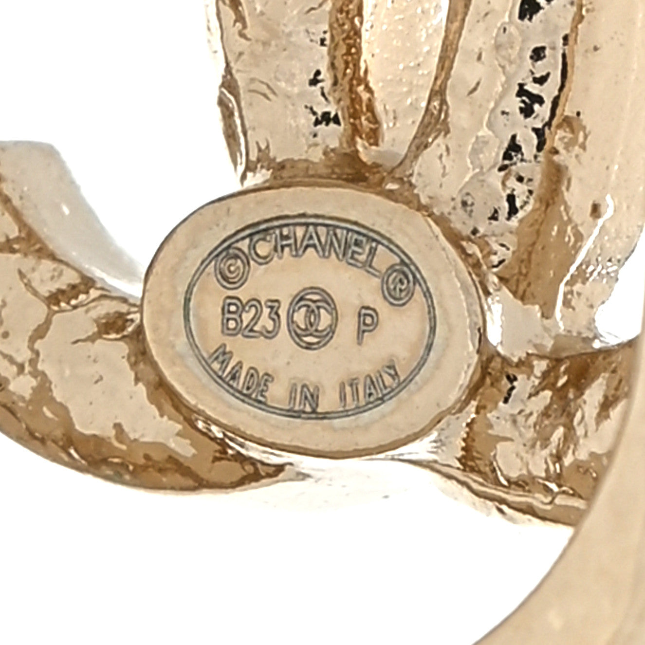 Chanel Crystal Square CC Earrings Gold 4 of 4