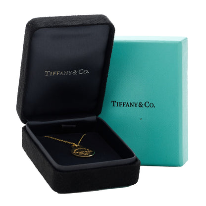 Tiffany 18K Yellow Gold Return to Tiffany Round Charm Necklace 5 of 5