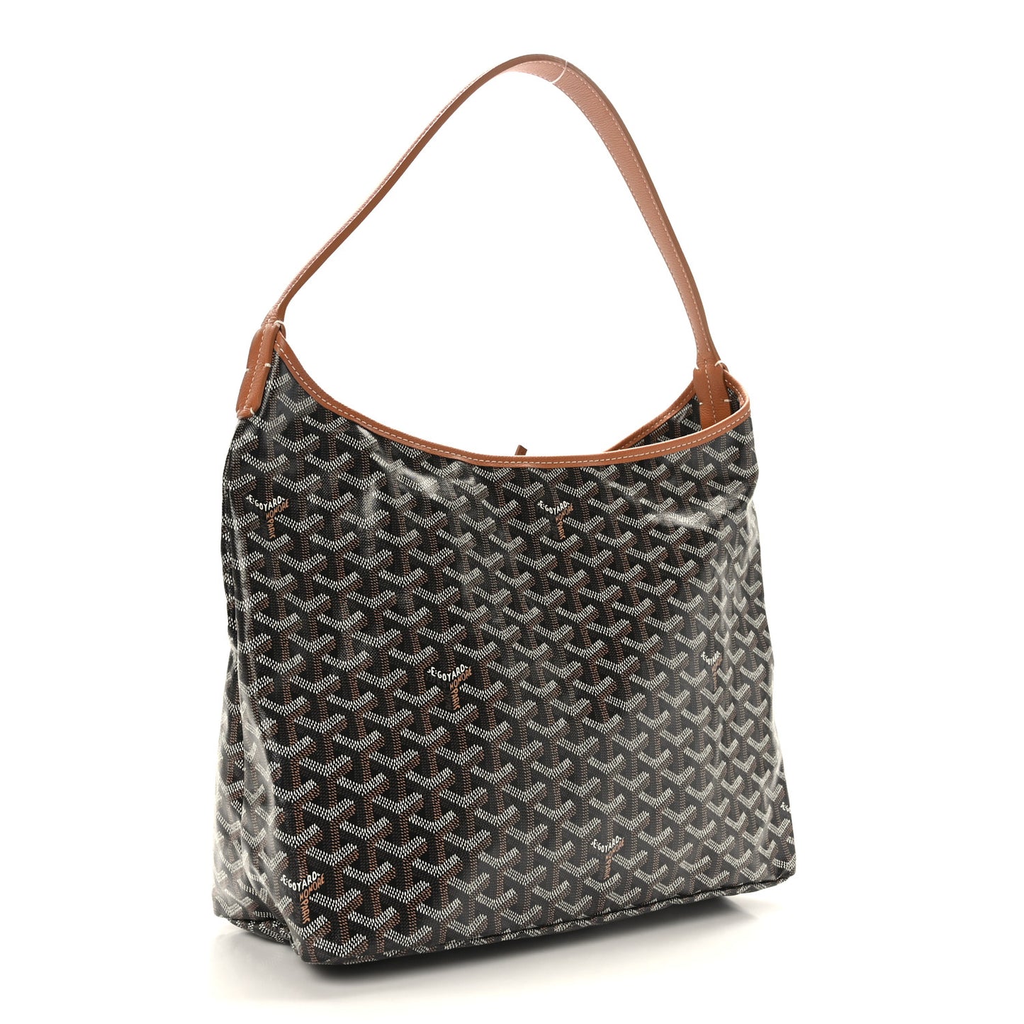 Goyardine Boheme Hobo Black Gold