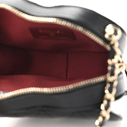 Chanel Lambskin Quilted CC In Love Heart Clutch With Chain Black 5 of 11
