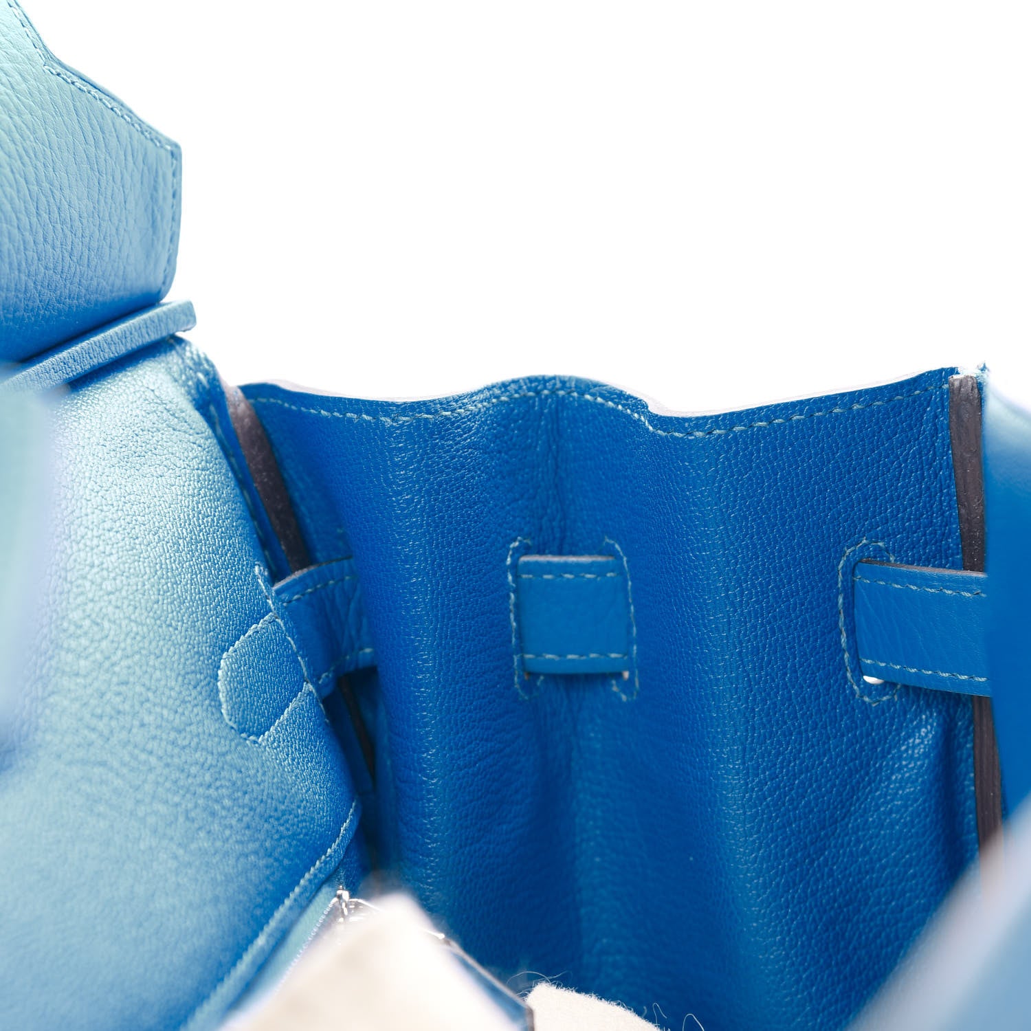 Hermes Taurillon Clemence Birkin 35 Bleu Hydra 12 of 33