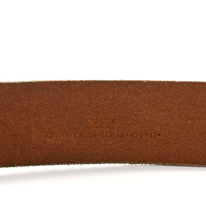 Gucci Faded Calfskin Double G 40mm Belt 115 46 Cuir 5 of 7