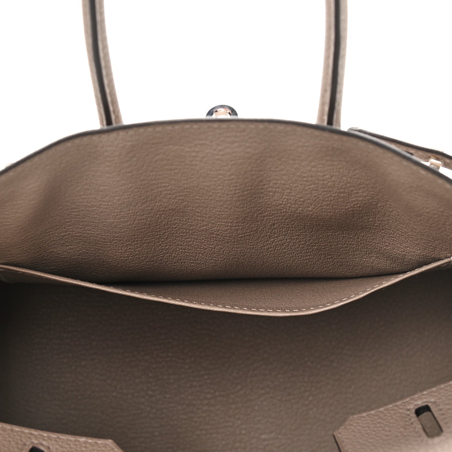 Hermes Togo Horseshoe Birkin 25 Gris Asphalte 10 of 11
