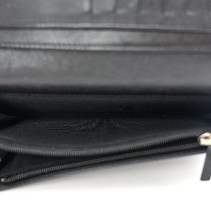 Chanel Patent Calfskin Quilted Yen Wallet So Black 6 of 14