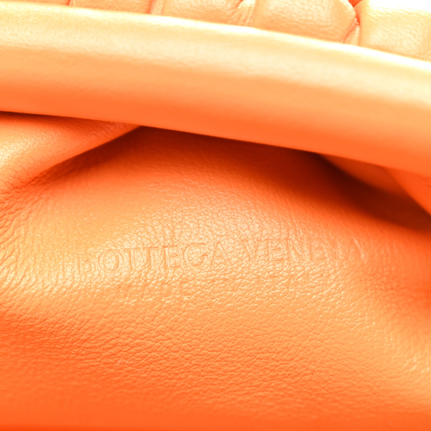 Bottega Veneta Butter Calfskin The Mini Pouch Light Orange 6 of 10