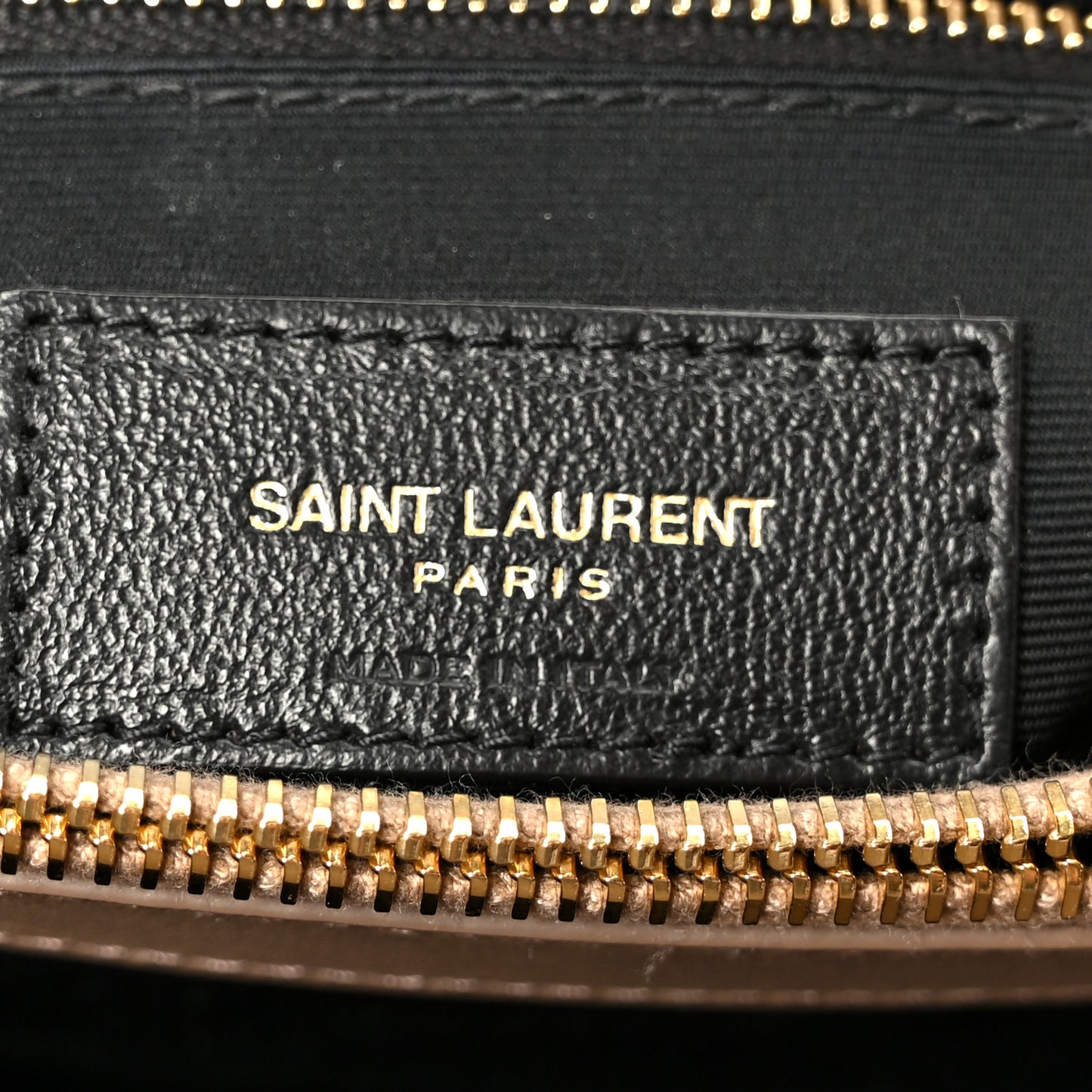 Suede Y Quilted Monogram Medium Loulou Chain Satchel Taupe