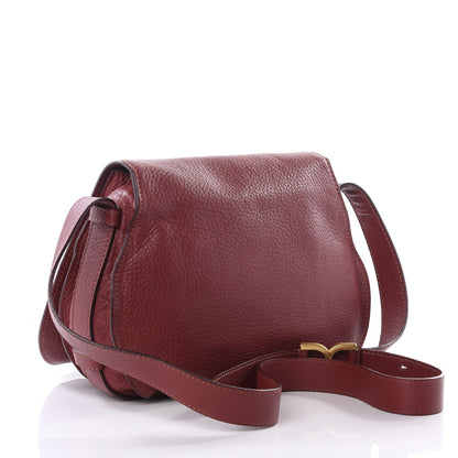 Chloe Calfskin Medium Marcie Round Crossbody Bag Red 2 of 9
