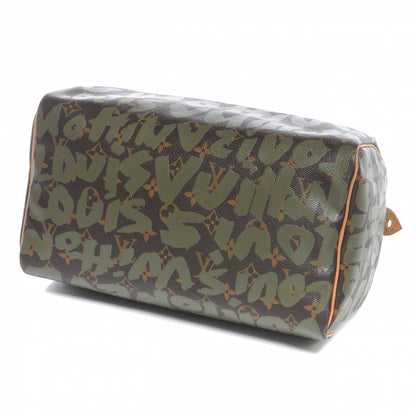 Louis Vuitton Monogram Graffiti Speedy 30 Kaki 6 of 9