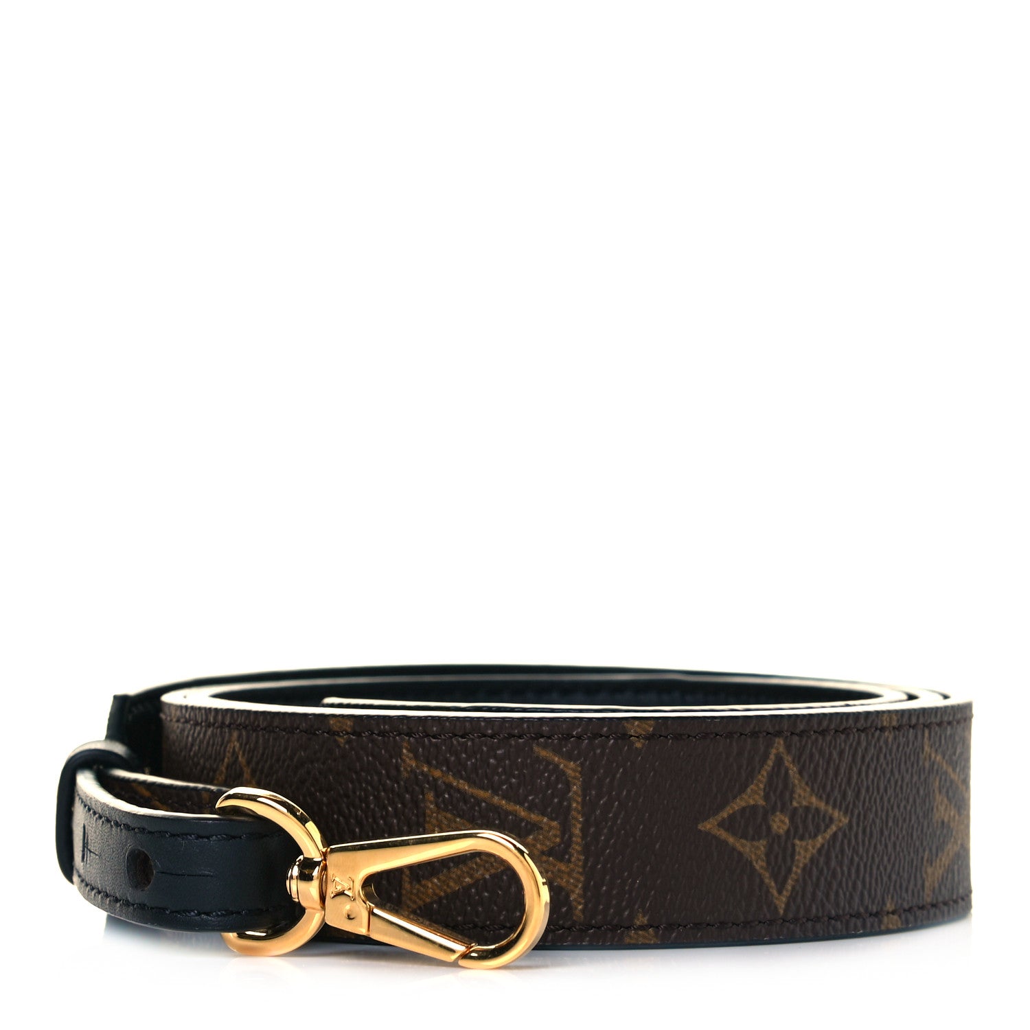 Louis Vuitton Monogram Bandouliere Shoulder Strap XL Black 1 of 5
