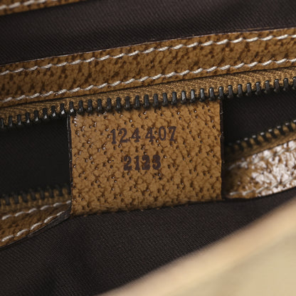 Gucci Monogram Calfskin Large Bardot Shoulder Bag Brown 7 of 9