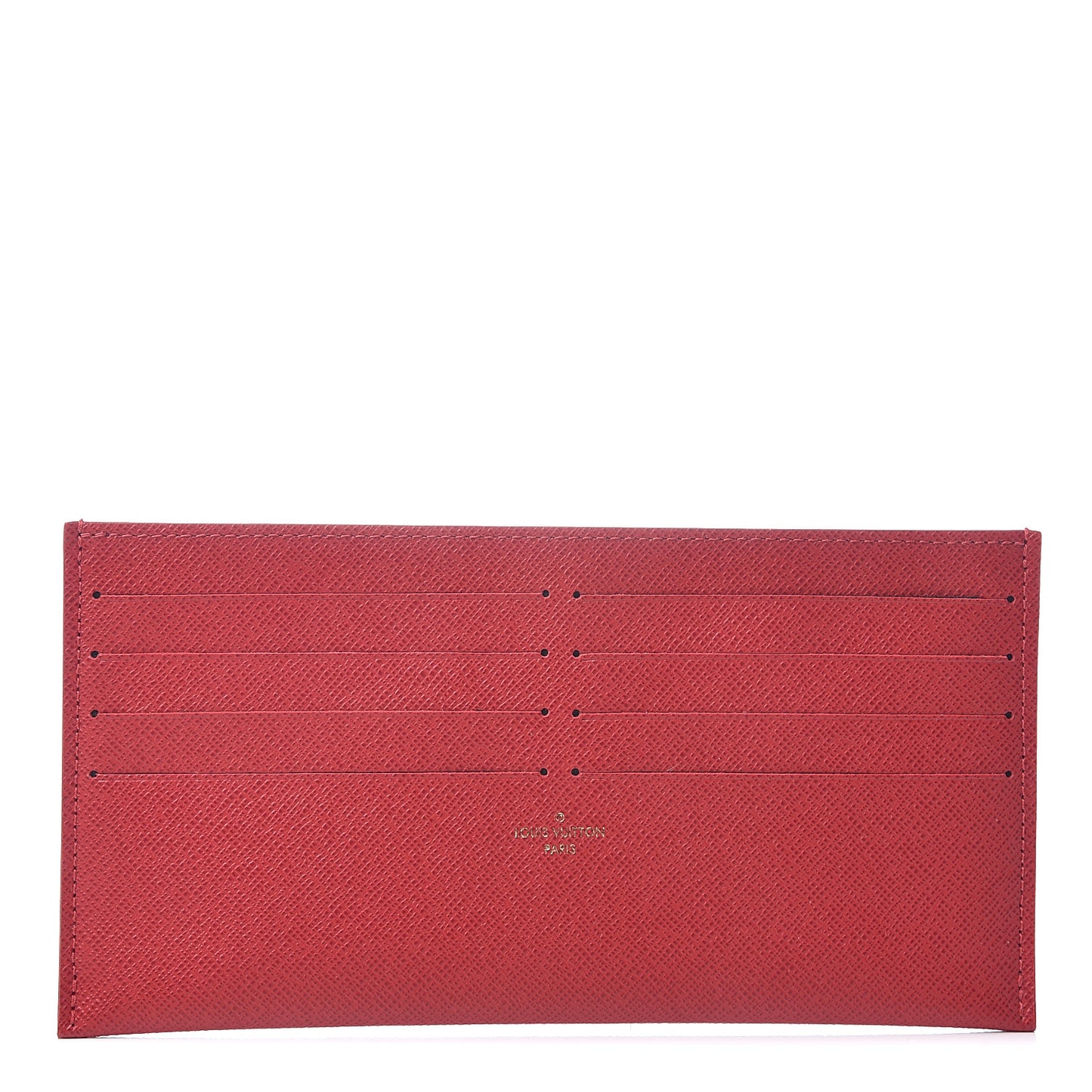 Calfskin Felicie Card Holder Insert Fuchsia