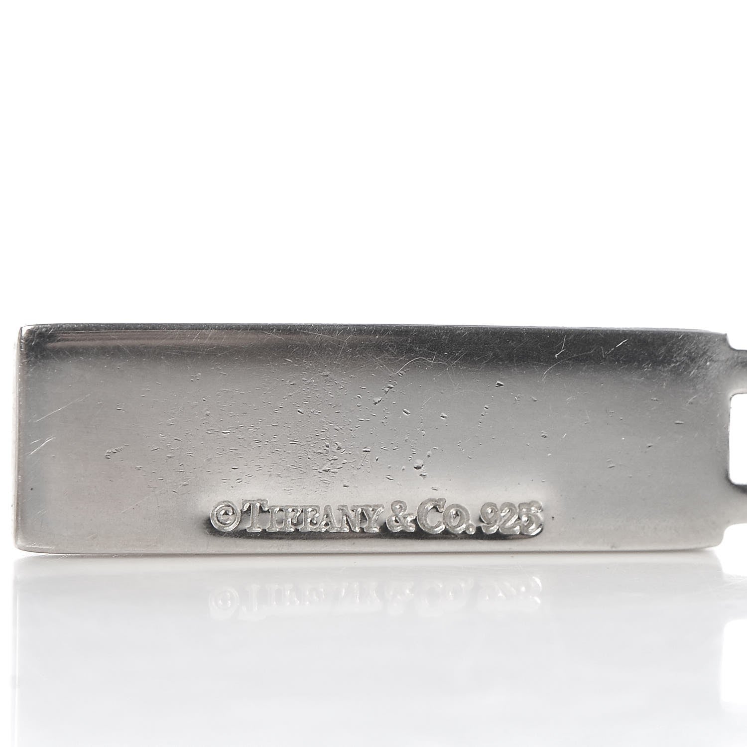 Tiffany Sterling Silver Bar Pendant 3 of 3