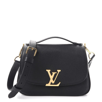 Louis Vuitton Grained Calfskin Vivienne NM Black 1 of 7