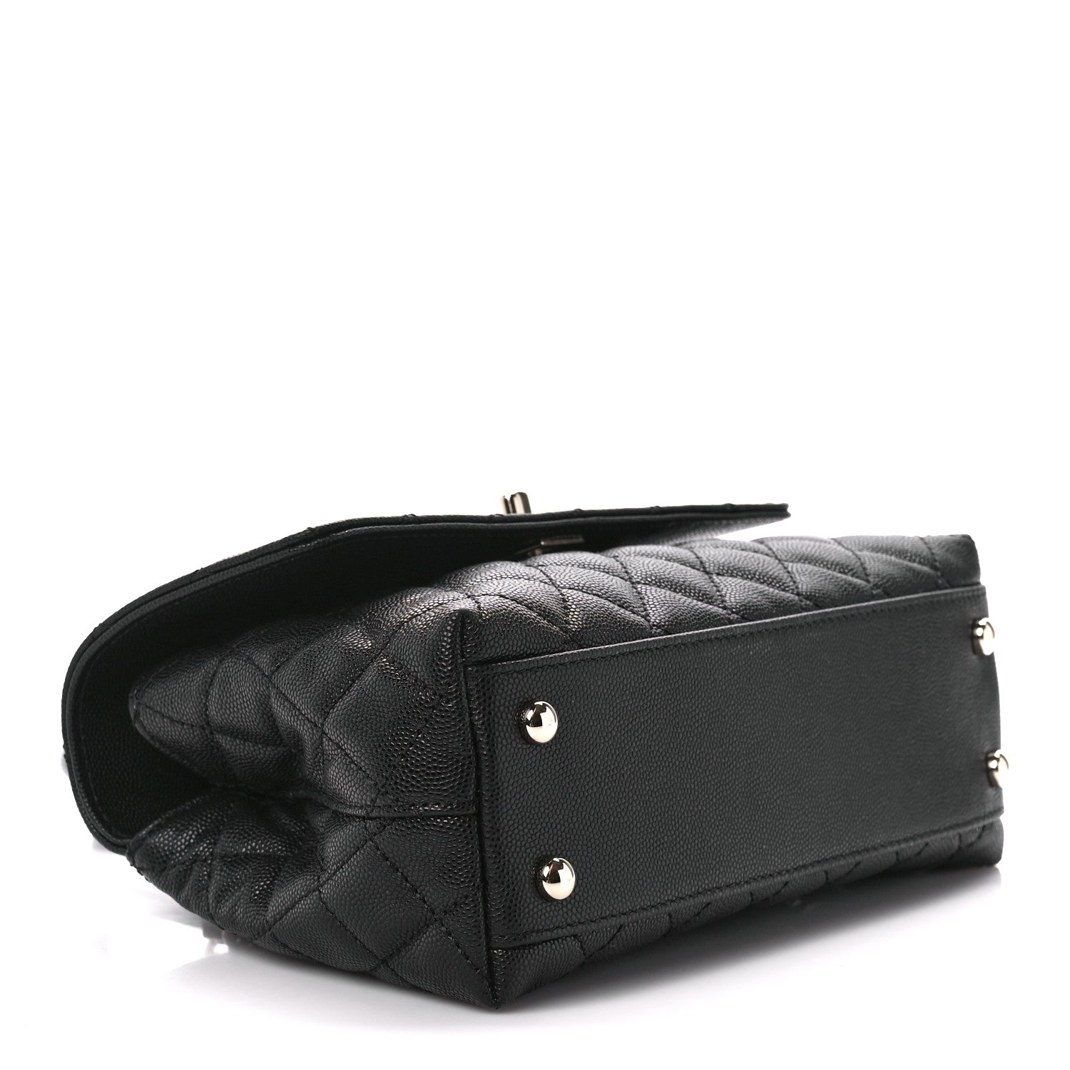 Chanel Caviar Quilted Mini Coco Handle Flap Black 4 of 12