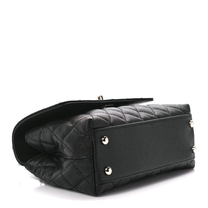 Chanel Caviar Quilted Mini Coco Handle Flap Black 4 of 12