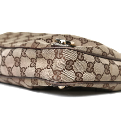 Gucci Monogram Medium Abbey D Ring Hobo Brown 10 of 17