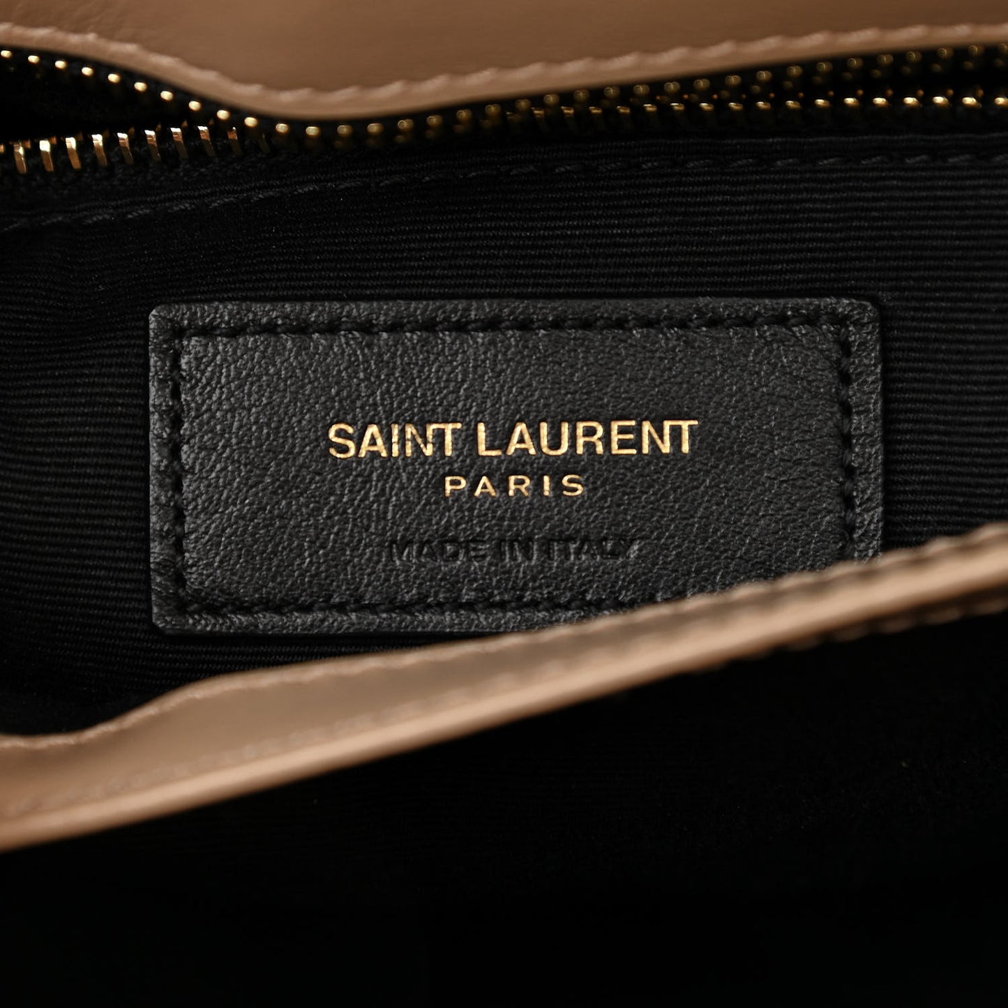 Calfskin Y Quilted Monogram Toy Loulou Crossbody Bag Latte