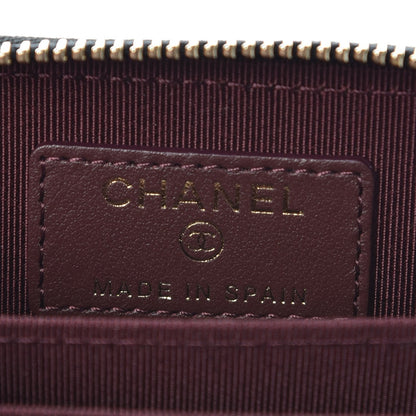 Chanel Caviar Quilted Zip Coin Purse Black 6 of 8