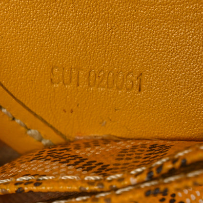 Goyard Goyardine Saint Louis Junior Jr PM Tote Yellow 8 of 9