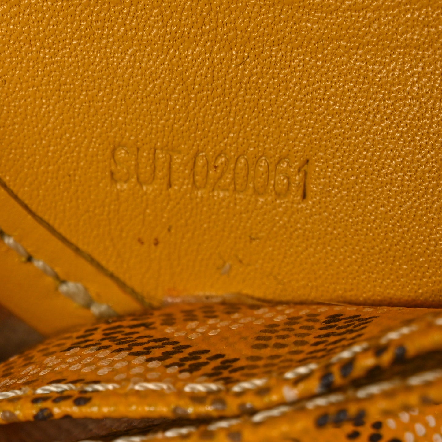 Goyardine Saint Louis Junior Jr PM Tote Yellow