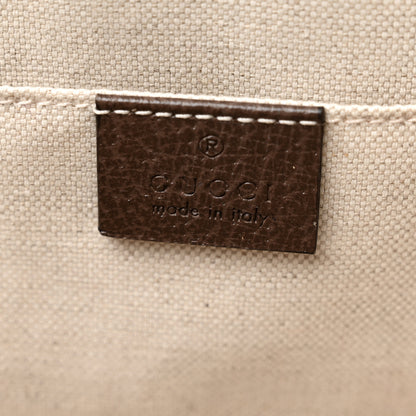 Gucci GG Supreme Monogram Equestrian Web Small Ophidia Tote Bag Beige Multicolor New Acero 6 of 9