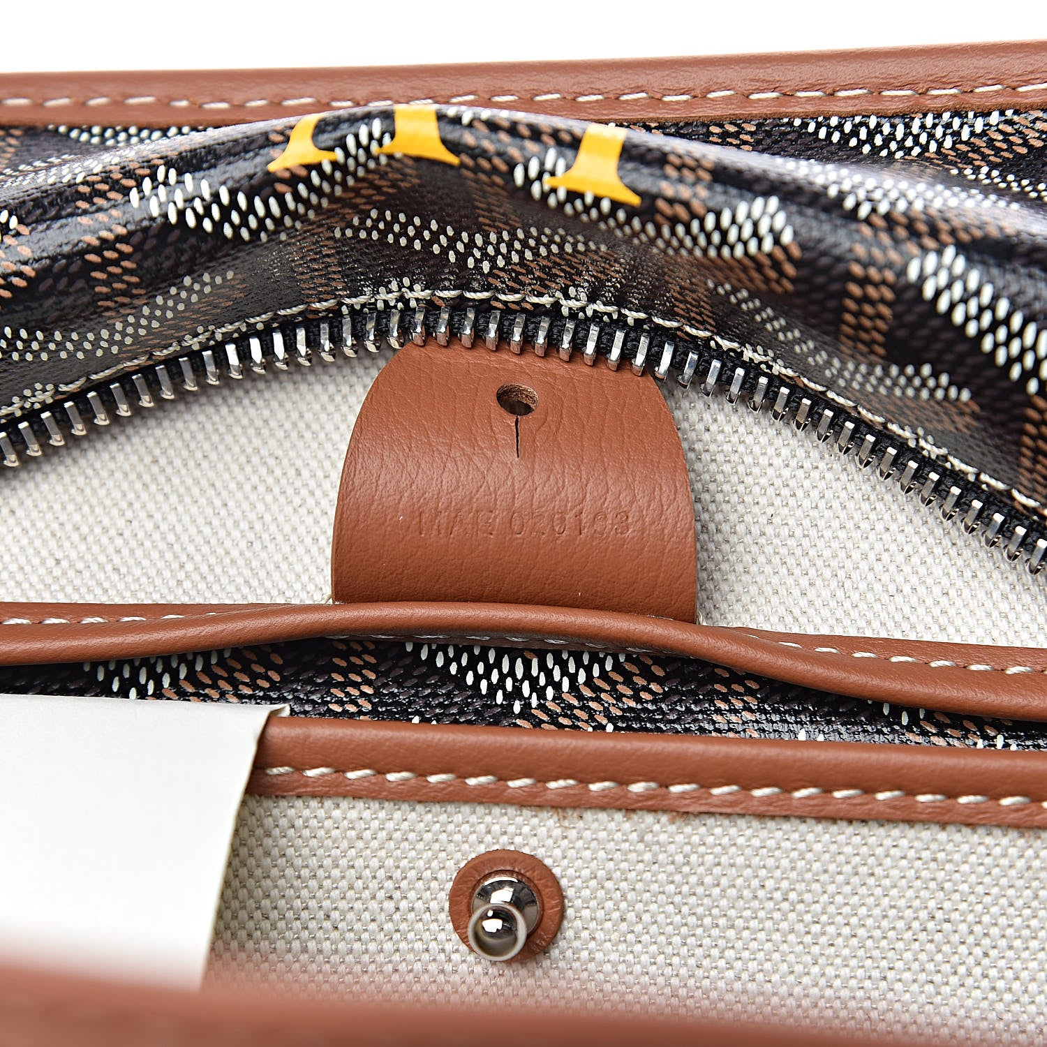 Goyard Goyardine Artois MM Black Gold 7 of 11