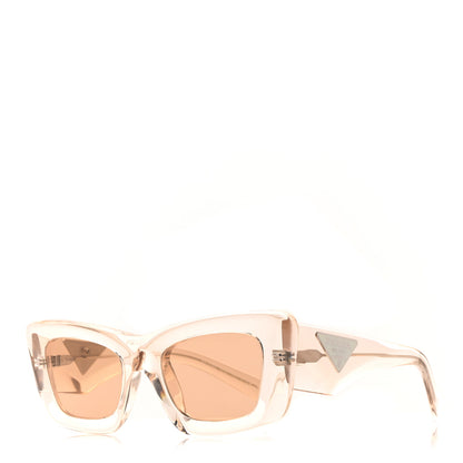 Prada Cat Eye Sunglasses SPR 13Z Transparent Beige 1 of 7