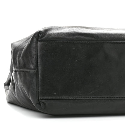 Prada Soft Calfskin Top Handle Tote Black 8 of 13