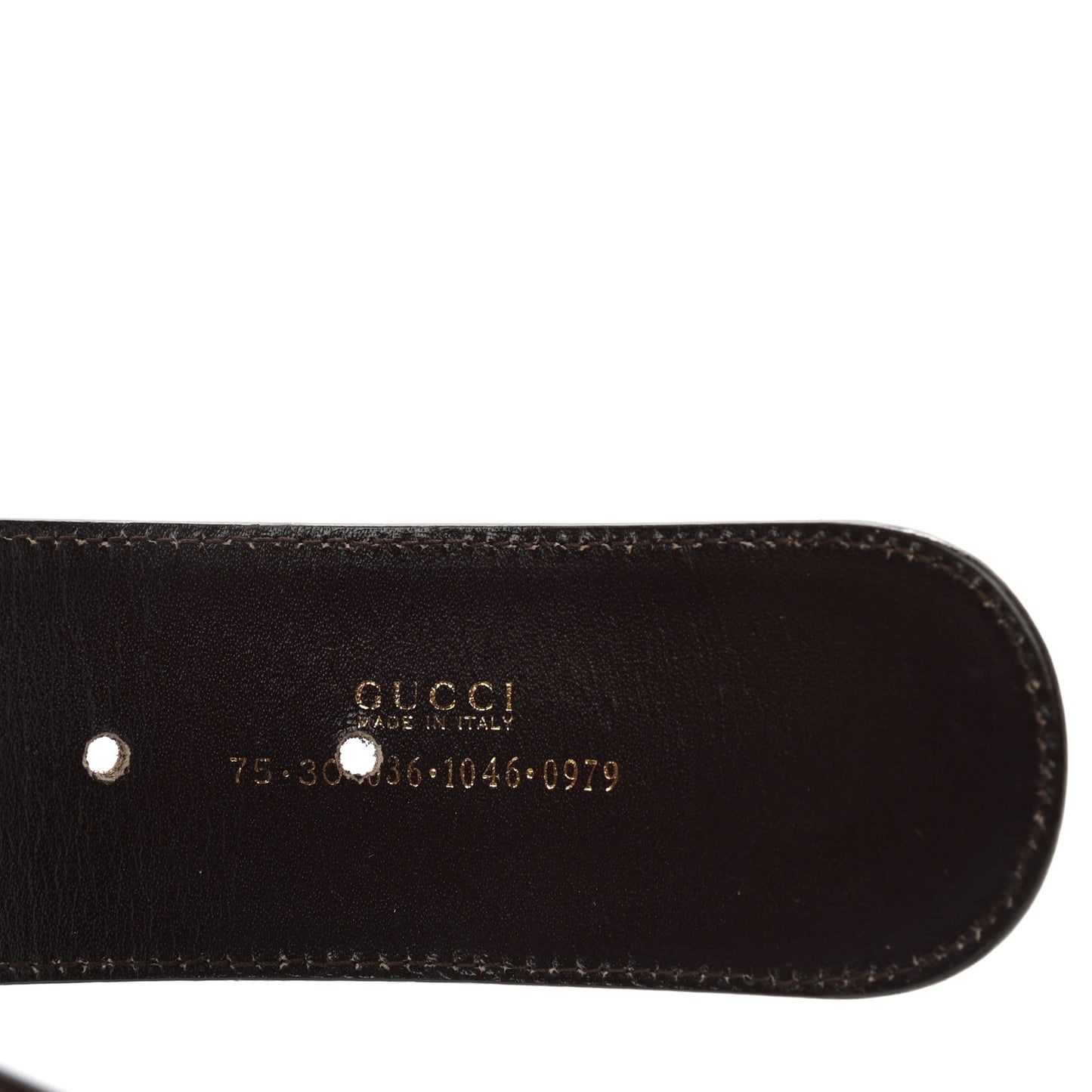 Patent Interlocking G Belt 75 30 Dark Brown
